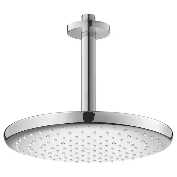 Верхний душ с потолочным душевым кронштейном Grohe Tempesta Ø 250 мм (цвет - хром) (26669000) фото 1 Aquada.com.ua