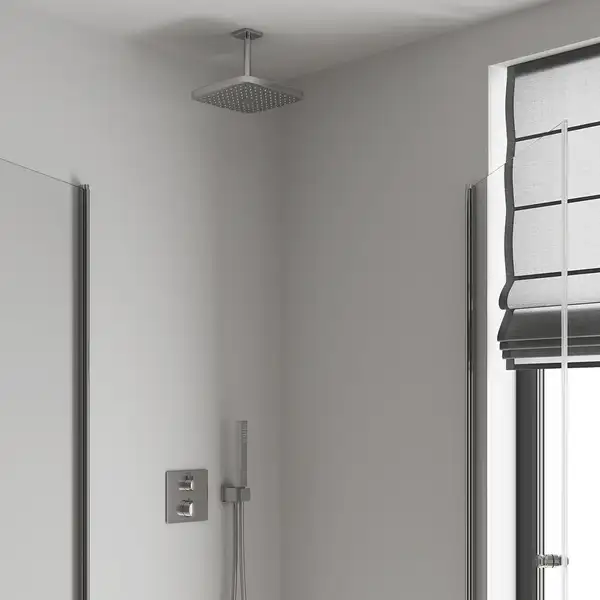Верхній душ зі стельовим кронштейном Grohe Tempesta Cube (260088000) (26688000)