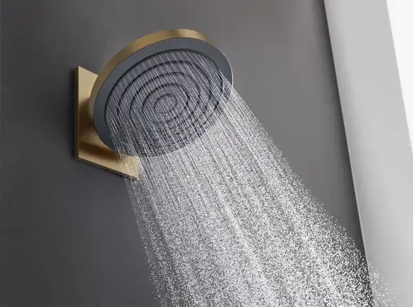 Верхний душ Ø260 мм Hansgrohe Pulsify S, 1 вид струи (цвет - шлифованная бронза) 24140140