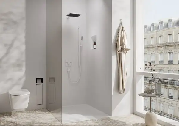 Верхній душ Hansgrohe Pulsify E 260 х 260 см 1jet EcoSmart+ (колір – білий матовий) 24333700