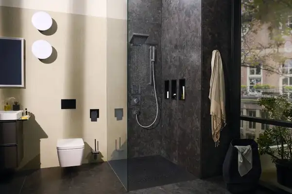 Верхній душ 260 х 260 мм Hansgrohe Pulsify E, 2 види струменя (колір - хром) 24350000
