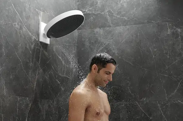 Верхний душ Ø 250 мм Hansgrohe Rainfinity EcoSmart, 3 типа струи (цвет - белый матовый) (26233700) фото 5 Aquada.com.ua