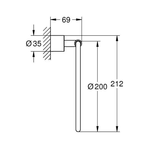 Кільце для рушників Grohe Atrio (40307003)