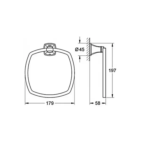 Кільце для рушника Grohe Grandera (40630000)
