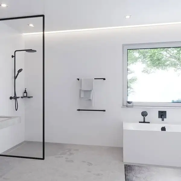 Полотенцедержатель Hansgrohe AddStoris 62,6 / 64,8 см, Matt Black (41747670)