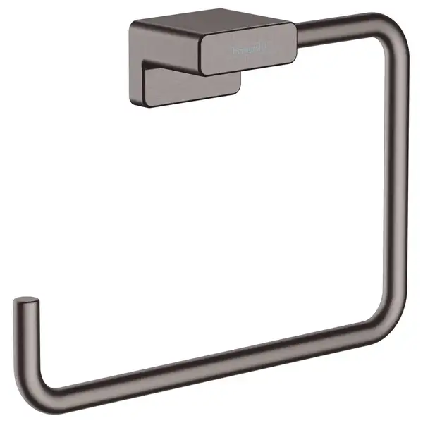 Полотенцедержатель Hansgrohe AddStoris, чёрный матовый хром (41754340) фото 1 Aquada.com.ua