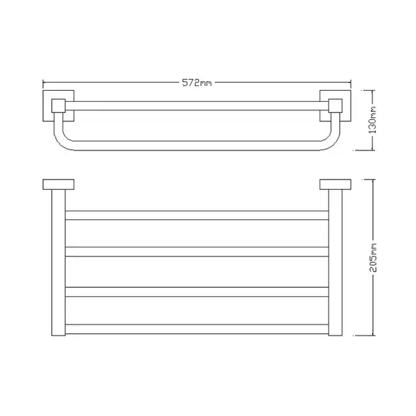 тримач для рушників Omnires Lift (8162ACR)