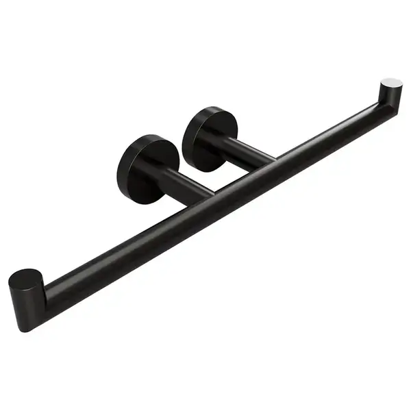 Подвійний тримач 104201070 Nero : туалетного паперу Bemeta Чехія