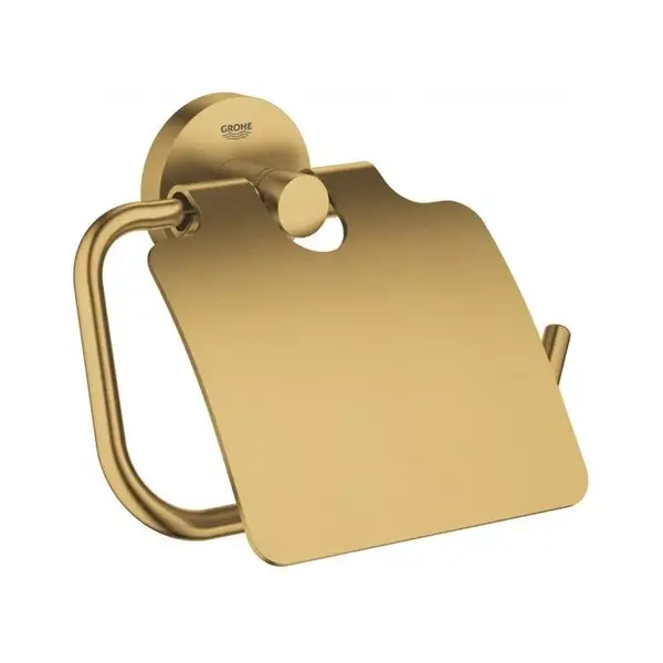 Тримач туалетного паперу з кришкою Grohe Essence New, холодний світанок матовий (40367GN1)