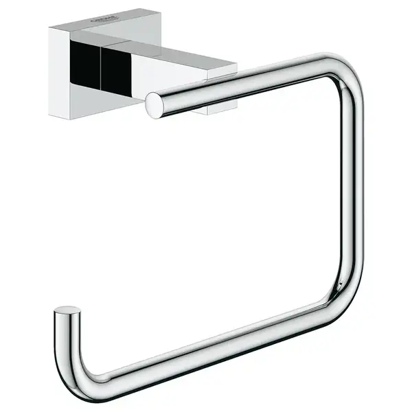 Бумагодержатель без крышки Grohe Essentials Cube (цвет - хром) (40507000) фото 1 Aquada.com.ua