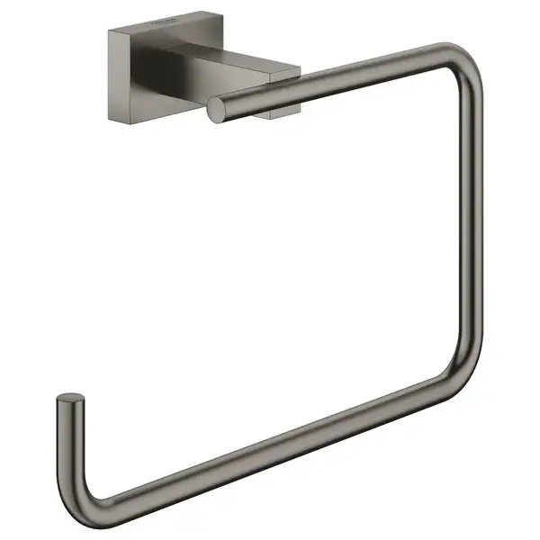 Бумагодержатель без крышки Grohe Essentials Cube (цвет - тёмный графит, матовый) (40510AL1) фото 1 Aquada.com.ua