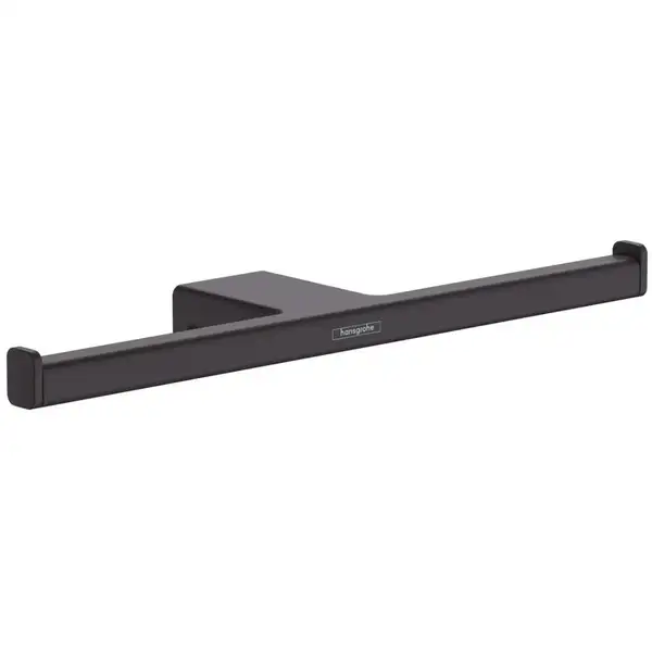 Тримач туалетного паперу подвійний Hansgrohe AddStoris, Matt Black (41748670)