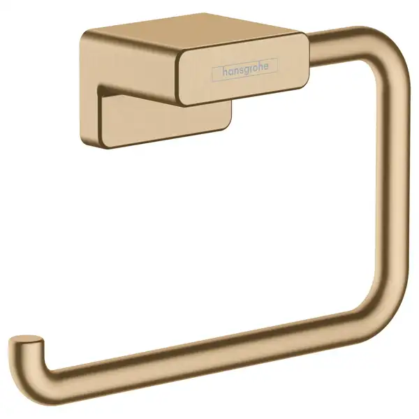 Бумагодержатель без крышки Hansgrohe AddStoris (цвет - матовая бронза) (41771140) фото 1 Aquada.com.ua