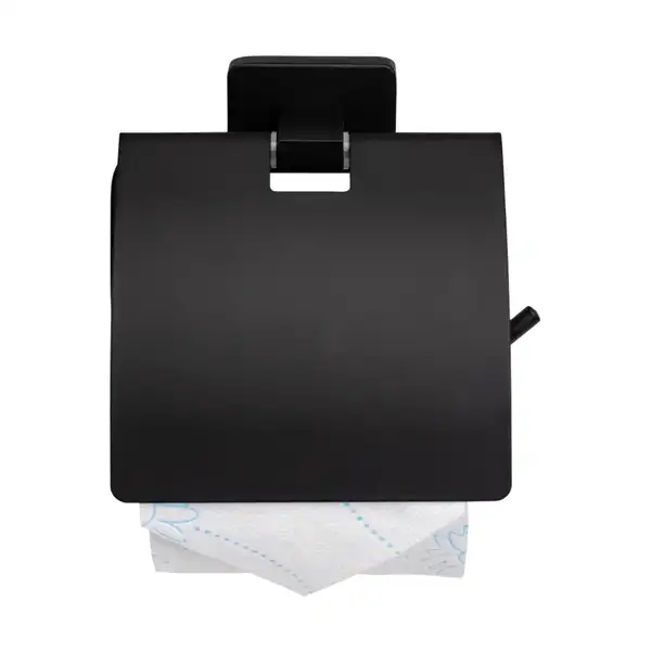 Держатель для туаленой бумаги REA OSTE 05 BLACK черный (REA-80045)