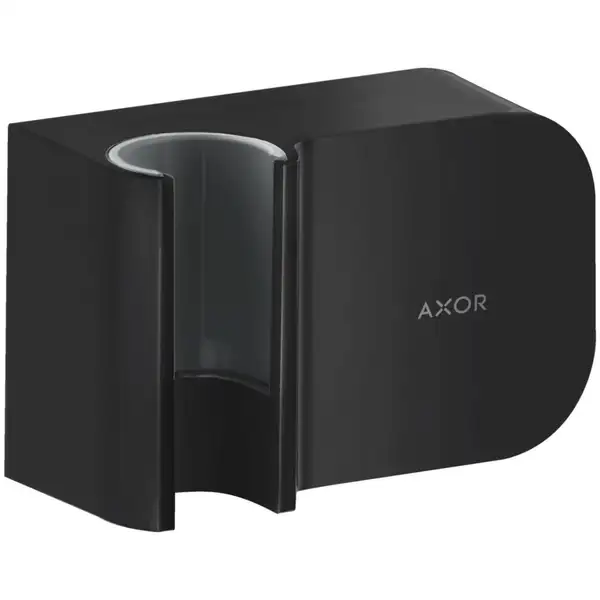 Шланговое під'єднання Axor One Fixfit Porter з власником, Matt Black (45723670)