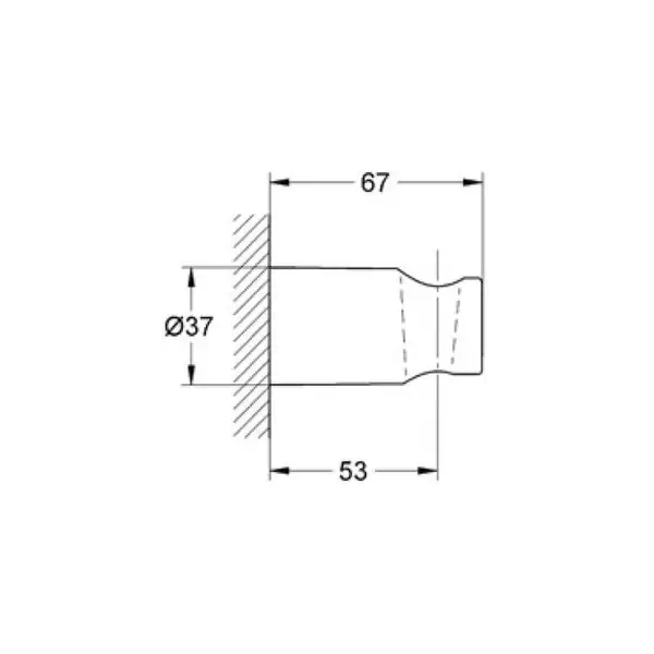 Тримач ручного душу Grohe Rainshower (27056000)