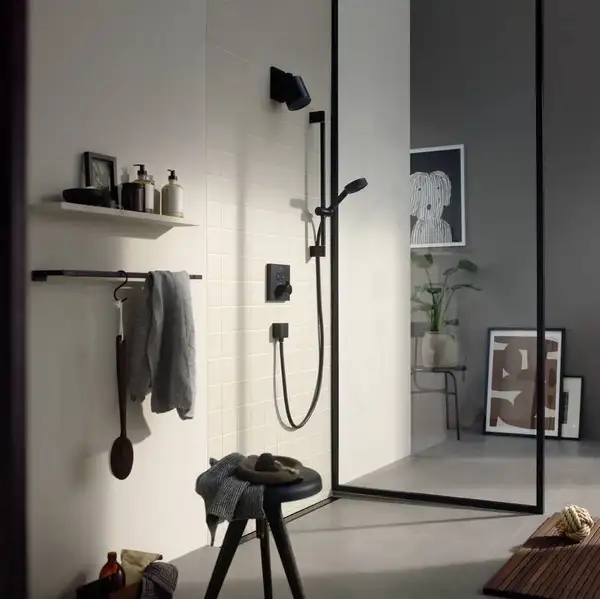 Кронштейн для душу Hansgrohe Pulsify 105, Matt Black (24139670)