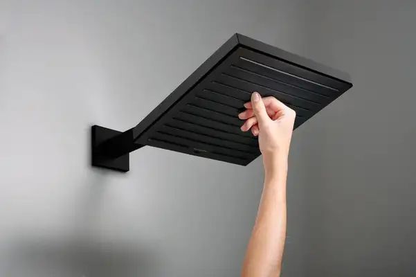 Тримач душу для верхнього душу 39 см Hansgrohe Pulsify E (колір - чорний матовий) 24337670