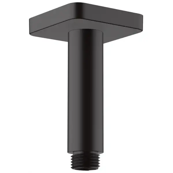 Тримач верхнього душу стельовий Hansgrohe Vernis Shape 100 мм, Matt Black (26406670)