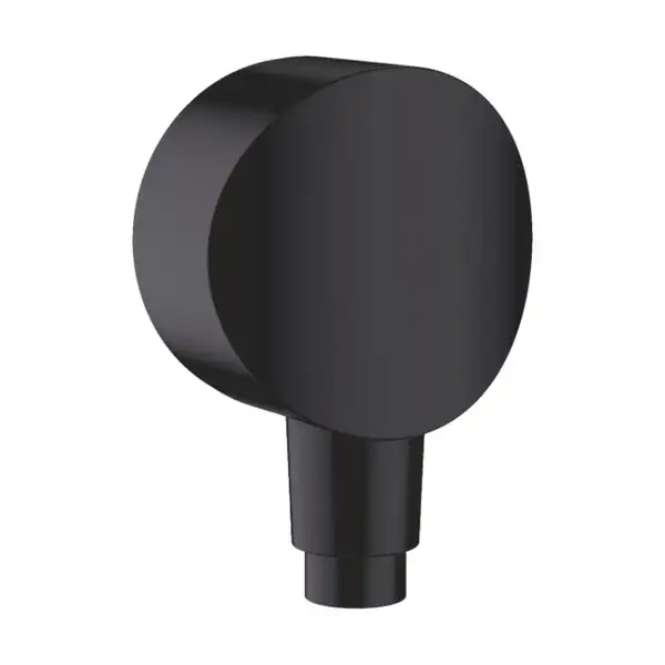 Шлангове підключення Hansgrohe FixFit S зі зворотним клапаном, чорний матовий (26453670)