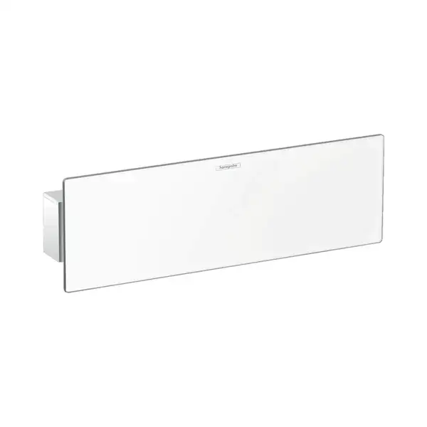 Шланговое під'єднання для душа Hansgrohe Fixfit Porter 300 з власником і поличкою, білий хром (26456400)