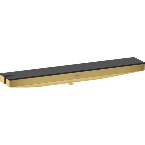 Настенный держатель Porter 500 с полкой левый Hansgrohe Porter E (цвет - полированное золото) 26843990