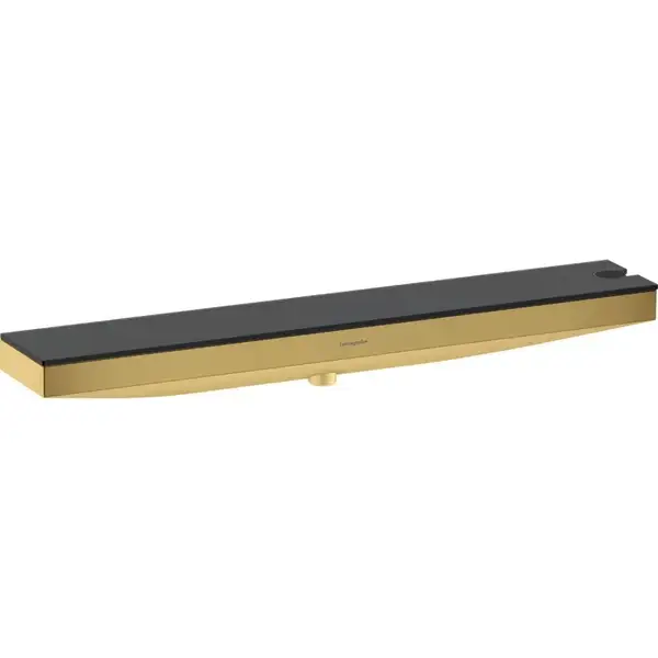 Настенный держатель Porter 500 с полкой правый Hansgrohe Porter E (цвет - шлифованная бронза) 26858140