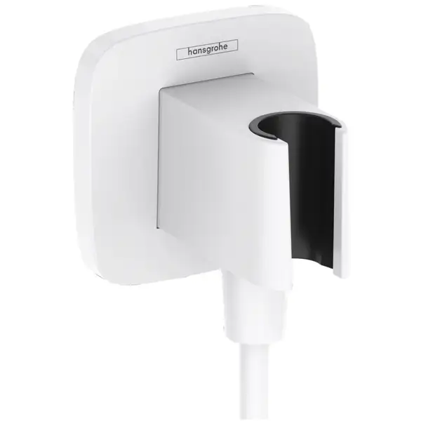 Шлангове підключення Hansgrohe FixFit Porter Q з тримачем, Matt White (26887700)