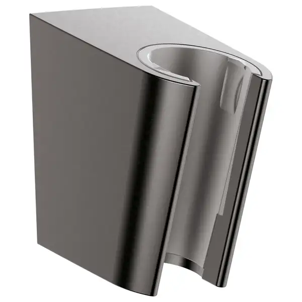 Держатель для ручного душа Hansgrohe Porter S (цвет - шлифованный чёрный хром) (28331340) фото 1 Aquada.com.ua