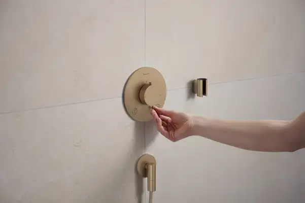 Шлангове приєднання Hansgrohe Fixfit Fine S (колір - шліфована бронза)  28882140