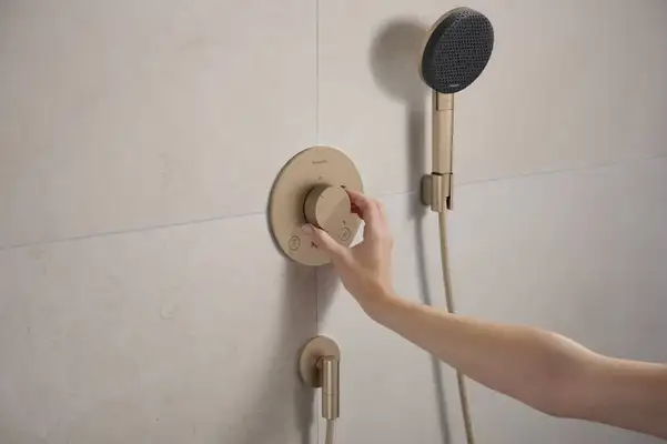 Шлангове приєднання Hansgrohe Fixfit Fine S (колір - шліфована бронза)  28882140
