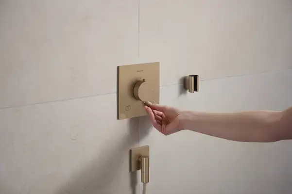 Шлангове приєднання Hansgrohe Fixfit Fine E (колір - шліфована бронза)  28883140