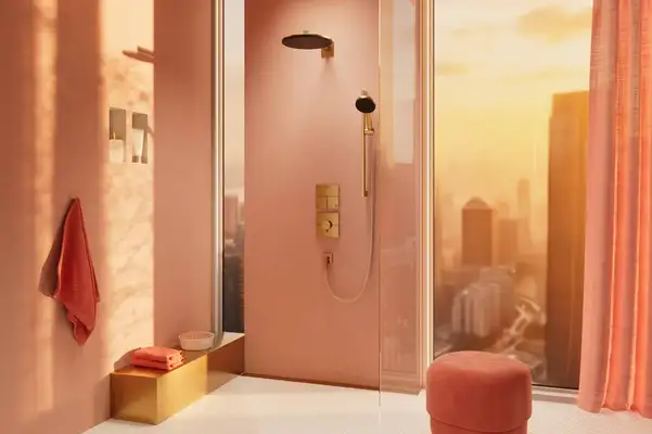 Шлангове приєднання Hansgrohe Fixfit Fine E (колір - шліфована бронза)  28883140