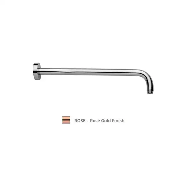 Держатель для верхнего душа 400 мм Paffoni Light/Rock (цвет - Oro rose / Розовое золото) (ZSOF034ROSE)