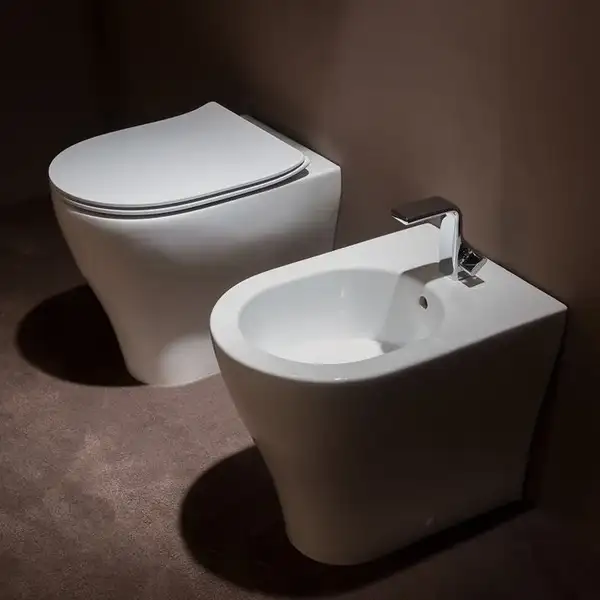 Унітаз для підлоги Flaminia APP 52x36 h43 cм з системою Goclean, Carbone matt (AP117G) (AP117GCAR)