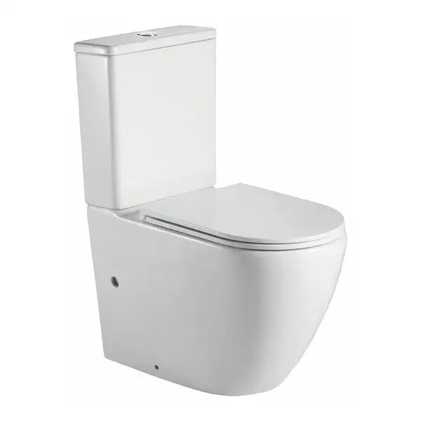 Чаша унітазу-компакту Mixxus Premium Ellipse-0402-R Bowl 660х390х855 Rimless без сидіння (MI8346)
