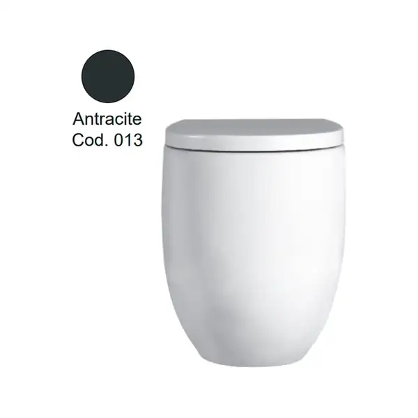 Nic-Design Унітаз підлоговий Nic Design Milk, антрацит матовий (003716013)