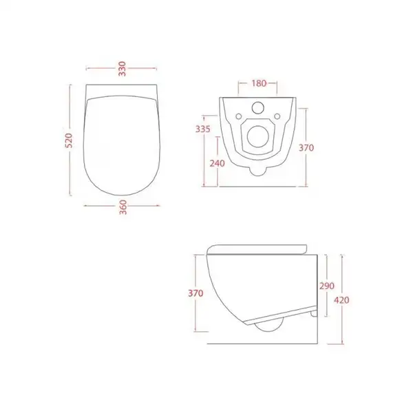 Унітаз підвісний безободковий Artceram File 2.0, blue sapphire (FLV004 16; 00)