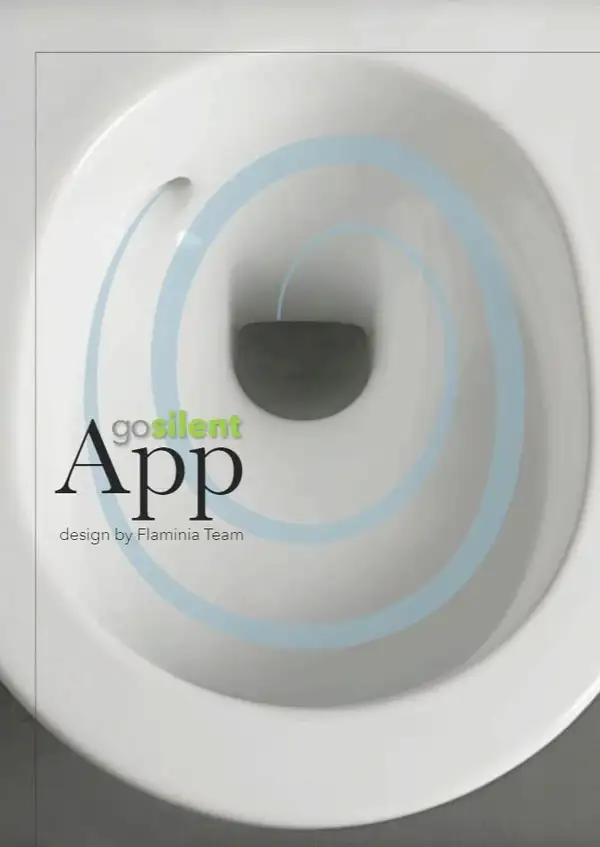 Flaminia App GOSILENT Подвесной унитаз, белый (AP118S+QKCW09)