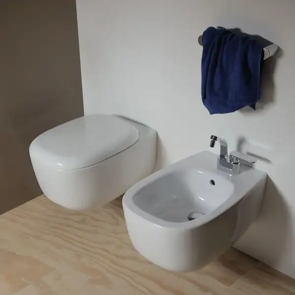 Унітаз підвісний Flaminia Bonola 54x38 із системою Goclean, білий глянсовий (BN118G)