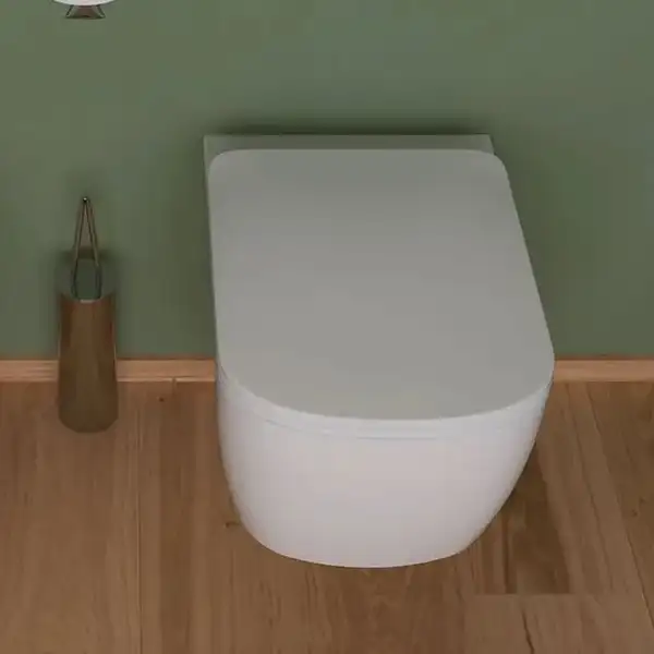 Унітаз підвісний з кришкою Flaminia PLAY 52x36x25.5 cм із системою Gosilent, білий глянсовий (PY118S/PYCW05) (PY118S_PYCW05)
