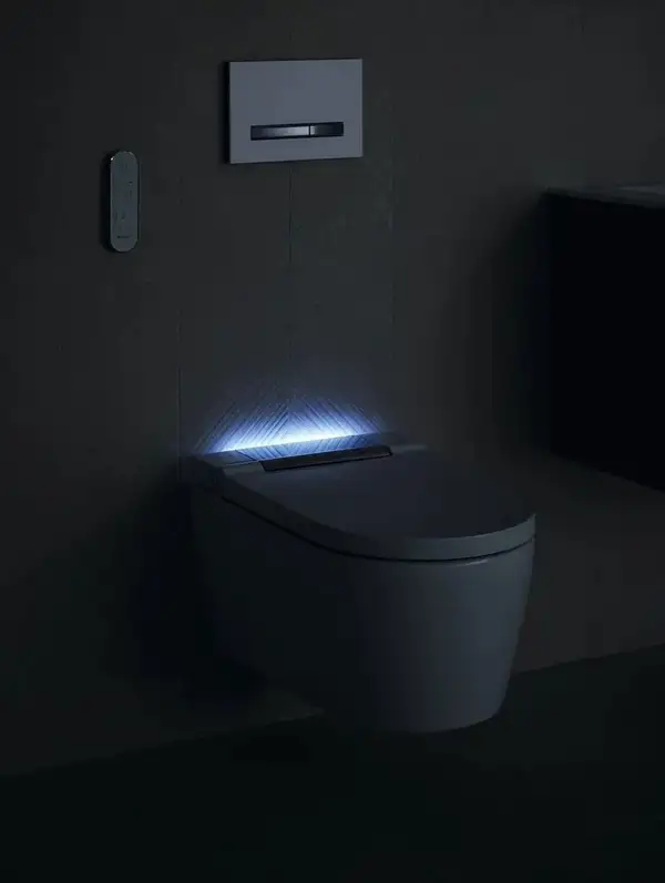Підвісний унітаз-біде Geberit AquaClean Sela (унітаз білий глянець/панель хром глянець)  146.224.21.1