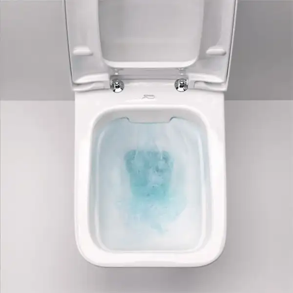 GEBERIT ICON Square унитаз подвесной Rimfree, воронкоподобный, закритая форма, Rimfree (201950000) фото 3 Aquada.com.ua