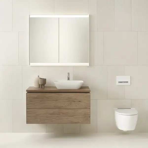 Geberit One Унитаз подвесной, белый матовый/хром (500.202.JT.1)
