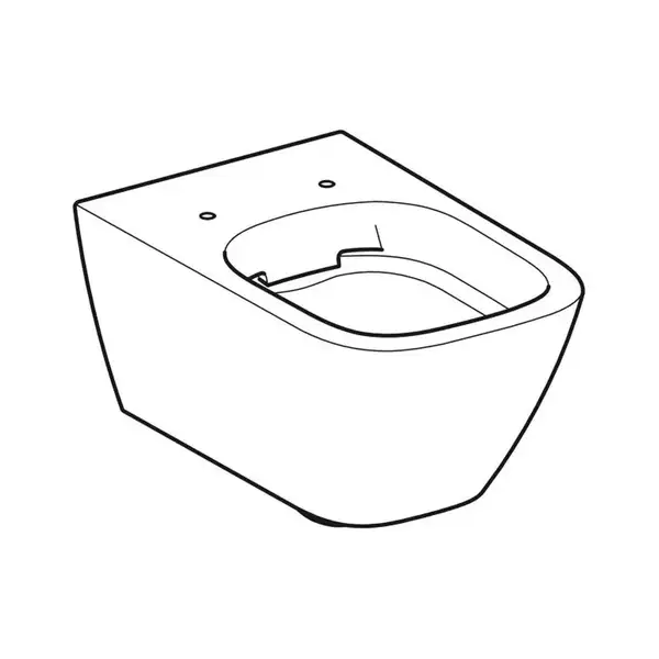Geberit SMYLE SQUARE унитаз подвесной Rimfree, воронкоподобный, закритая форма (500.208.01.1)