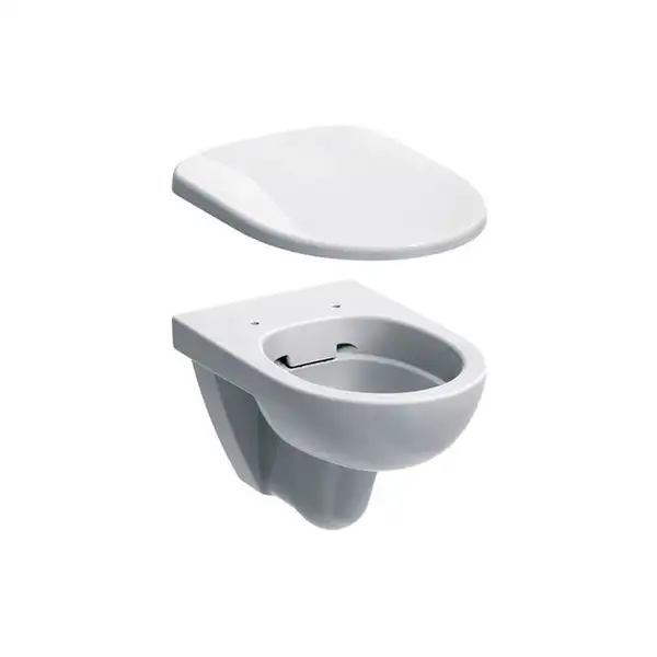 Geberit Selnova Комплект подвесного унитаза, белый (500.265.01.1) (500.265.01.1_500.333.01.1)