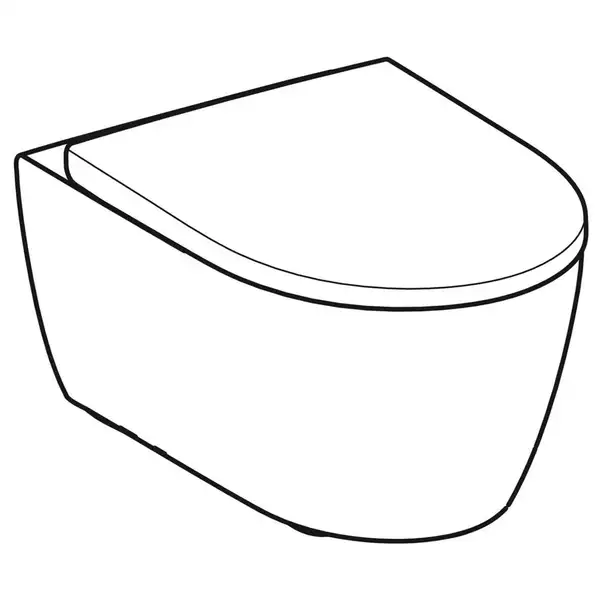 Geberit Icon Унитаз подвесной, матовый белый (501.663.JT.1)