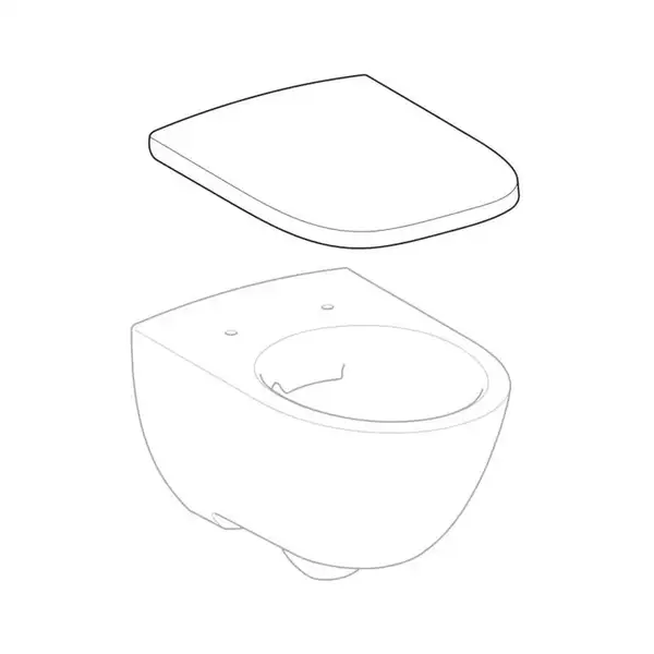 Geberit Modo Унитаз подвесной, Rimfree, белый (502.939.00.1)