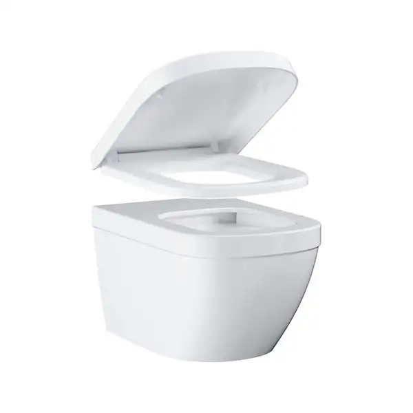 Унітаз підвісний Grohe EuroCeramic 54 з кришкою-сидінням Softclose, білий (39328000/39330001) (39328000_39330001)
