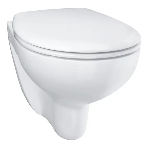 Унитаз подвесной Grohe Bau Ceramic, безоободковый с сиденьем Soft Close (39351000) фото 2 Aquada.com.ua